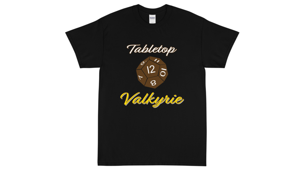 TabletopValkyrie_ShirtBlack_GumroadKA